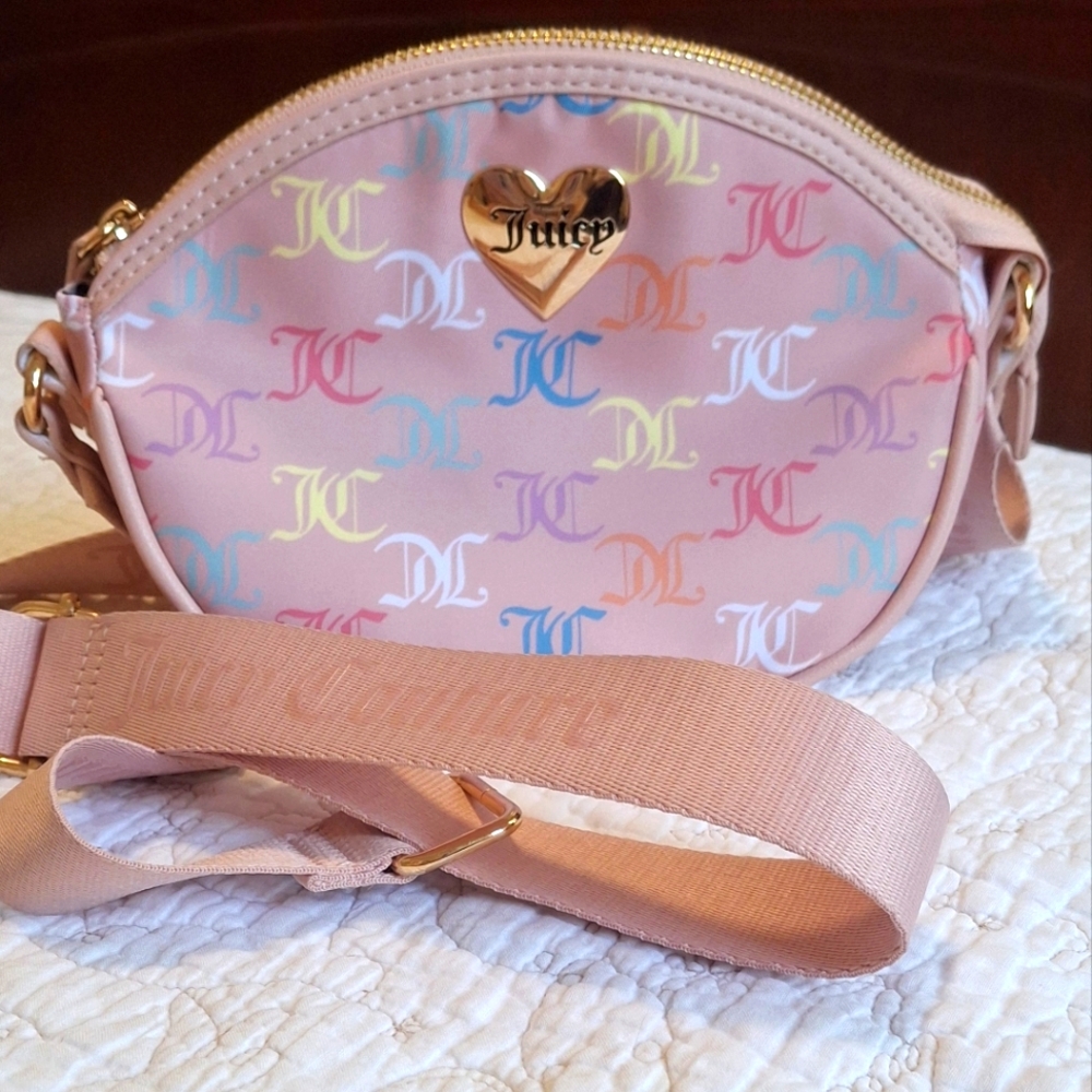 🌈 Juicy Couture Pink Multicolor Crossbody